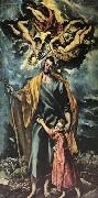 GRECO, El St Joseph and the Christ Child Germany oil painting artist